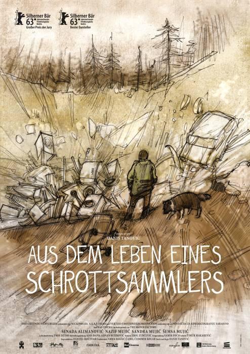 Aus dem Leben eines Schrottsammlers, Plakat (drei-freunde Filmverleih)