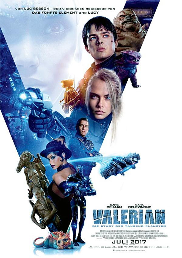 Valerian – Die Stadt der tausend Planeten (Filmplakat)