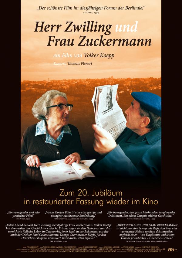 Herr Zwilling und Frau Zuckermann (Filmplakat.)