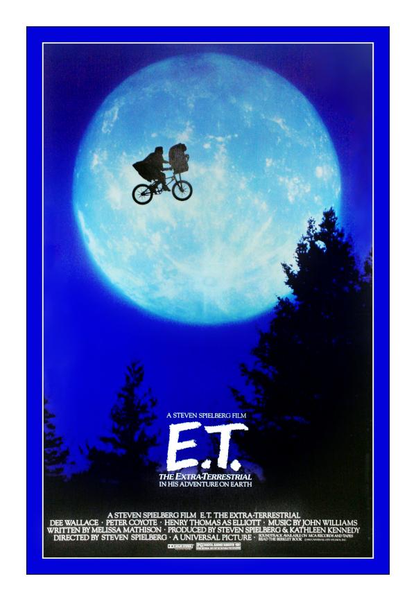 E.T. – Der Außerirdische (Filmplakat aus dem Jahr 1980)