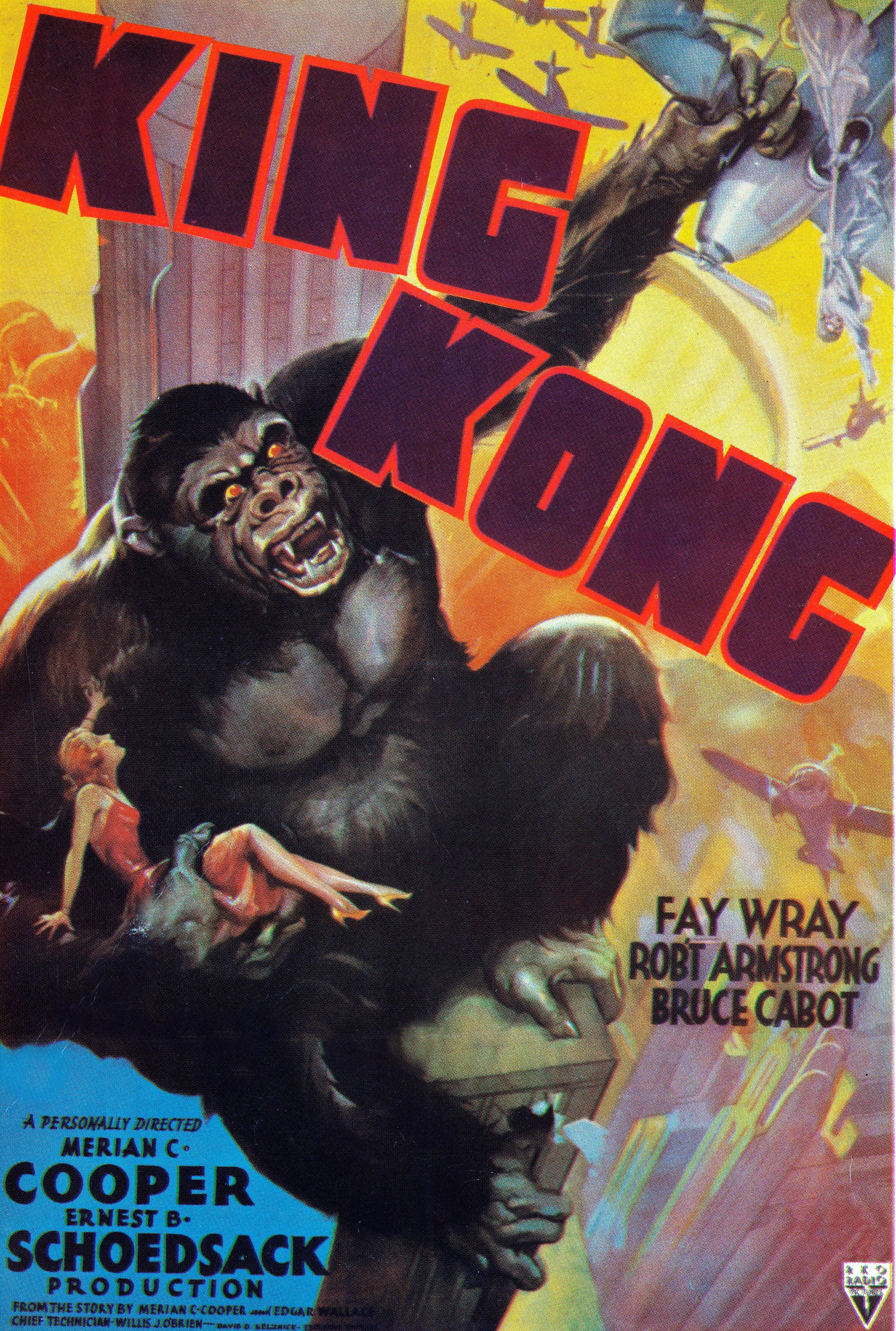 King Kong und die weiße Frau, amerikanisches Filmplakat