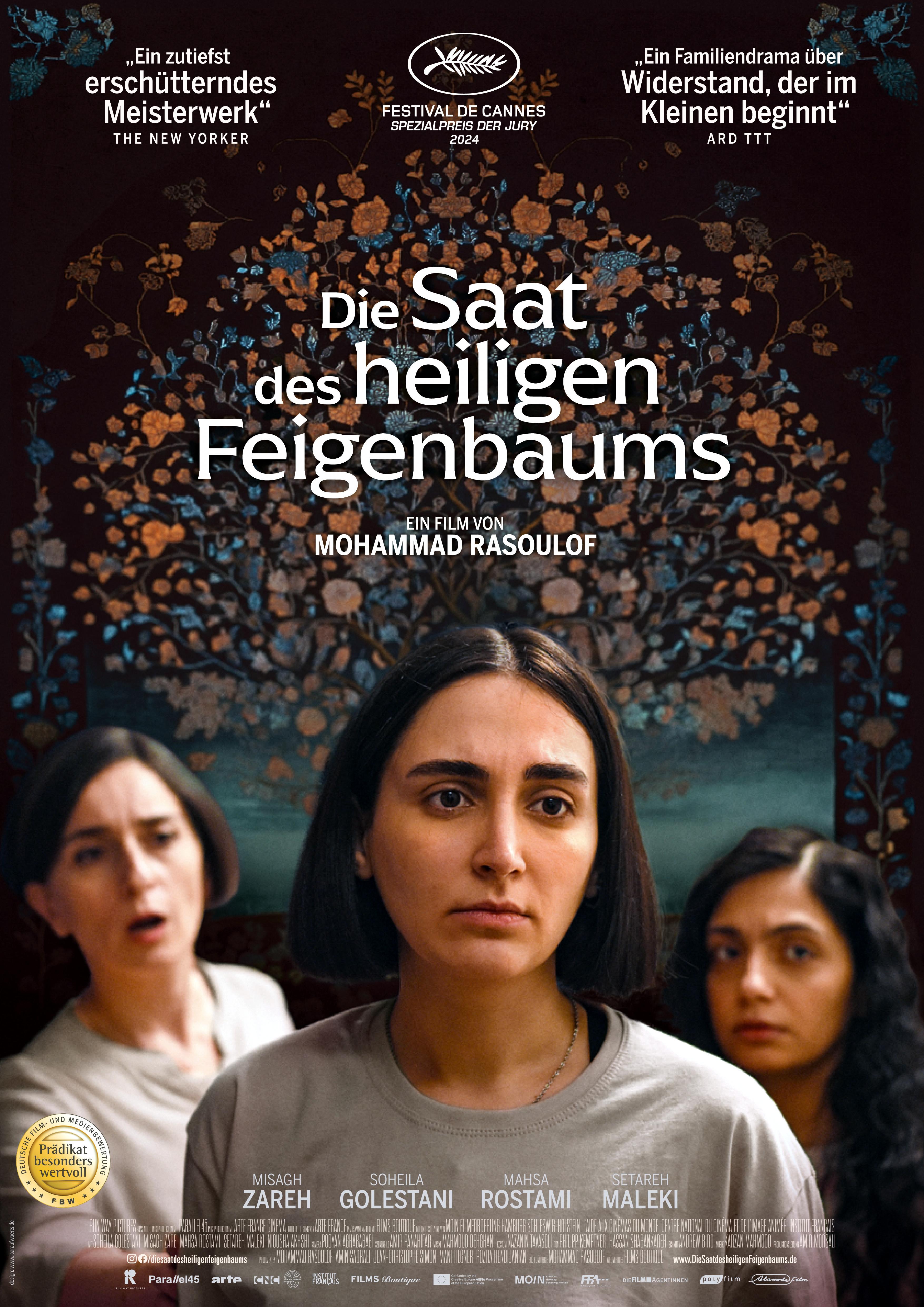 Filmplakat zum Drama DIE SAAT DES HEILIGEN FEIGENBAUMS