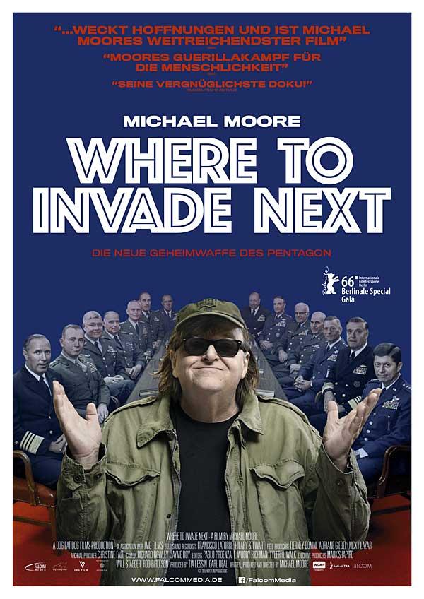 Michael Moore – Where To Invade Next (Filmplakat)