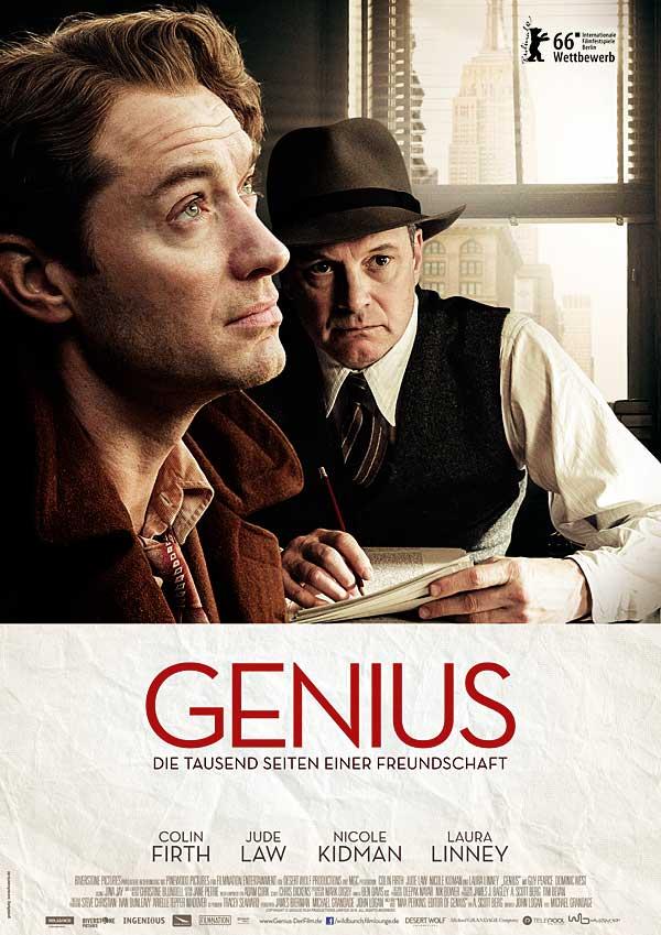 Genius – Die tausend Seiten einer Freundschaft (Filmplakat)