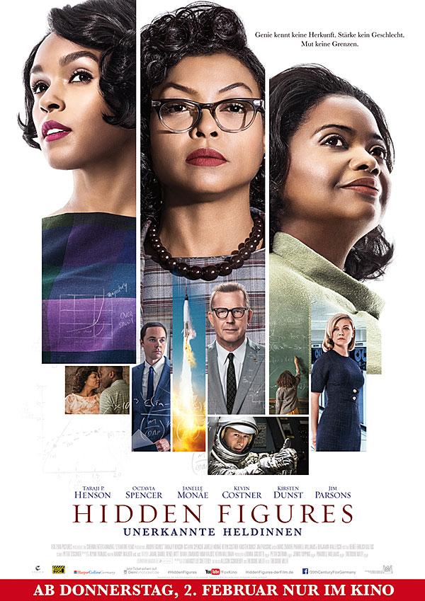 Hidden Figures – Unerkannte Heldinnen (Filmplakat)