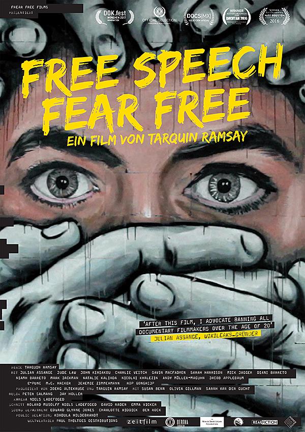 Free Speech Fear Free (Filmplakat)