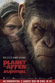 Planet der Affen: Survival, Filmplakat