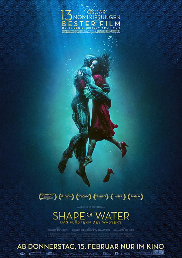 Shape of Water – Das Flüstern des Wassers (Filmplakat)