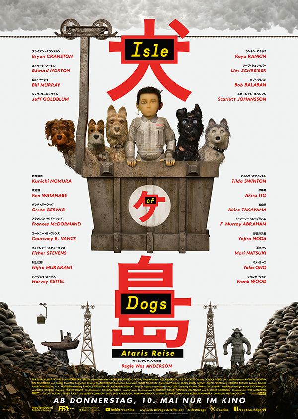 Isle of Dogs – Ataris Reise (Filmplakat)