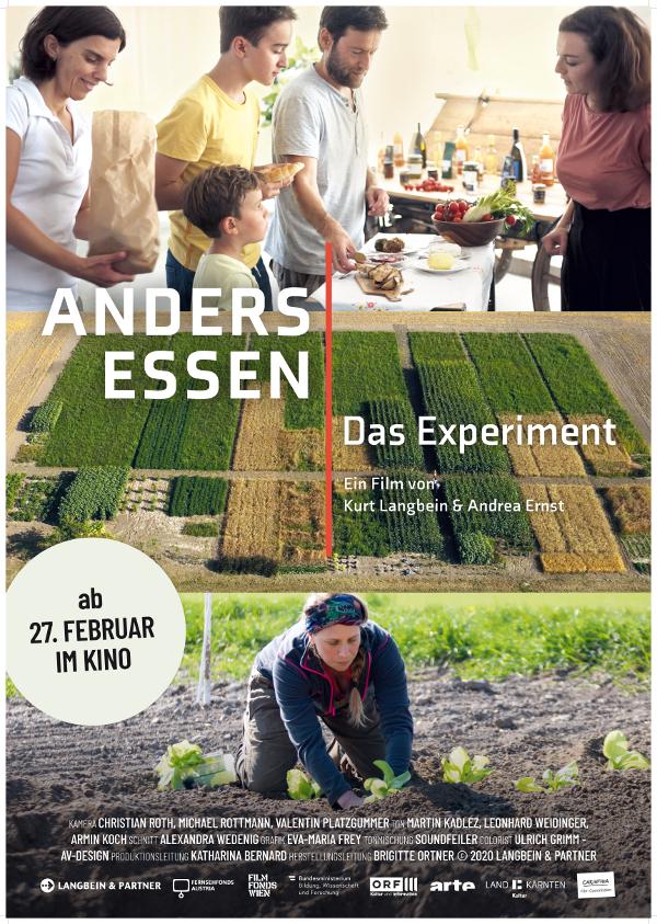 Anders essen - Das Experiment (Filmplakat)