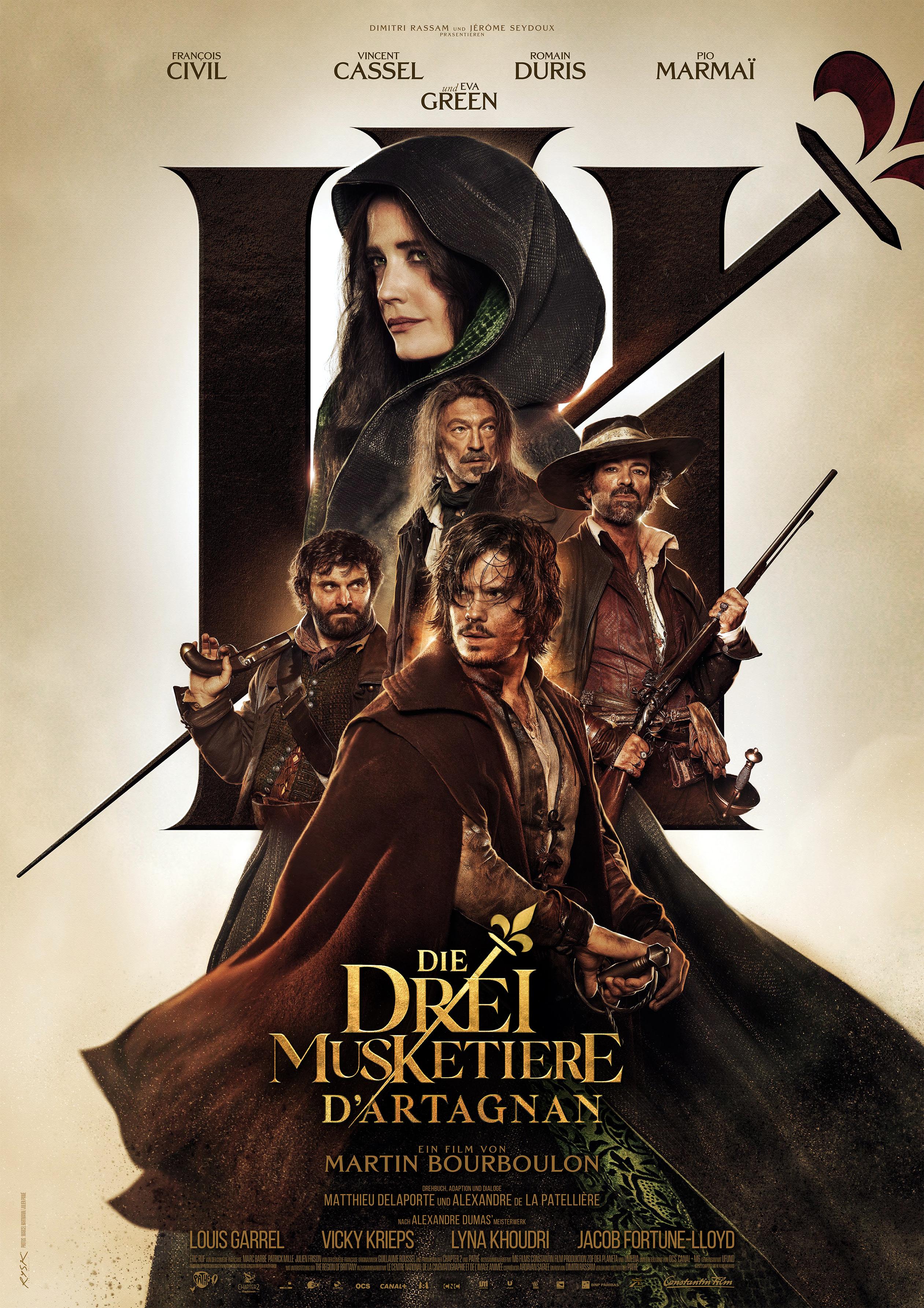 Die drei Musketiere - D'Artagnan, Filmplakat