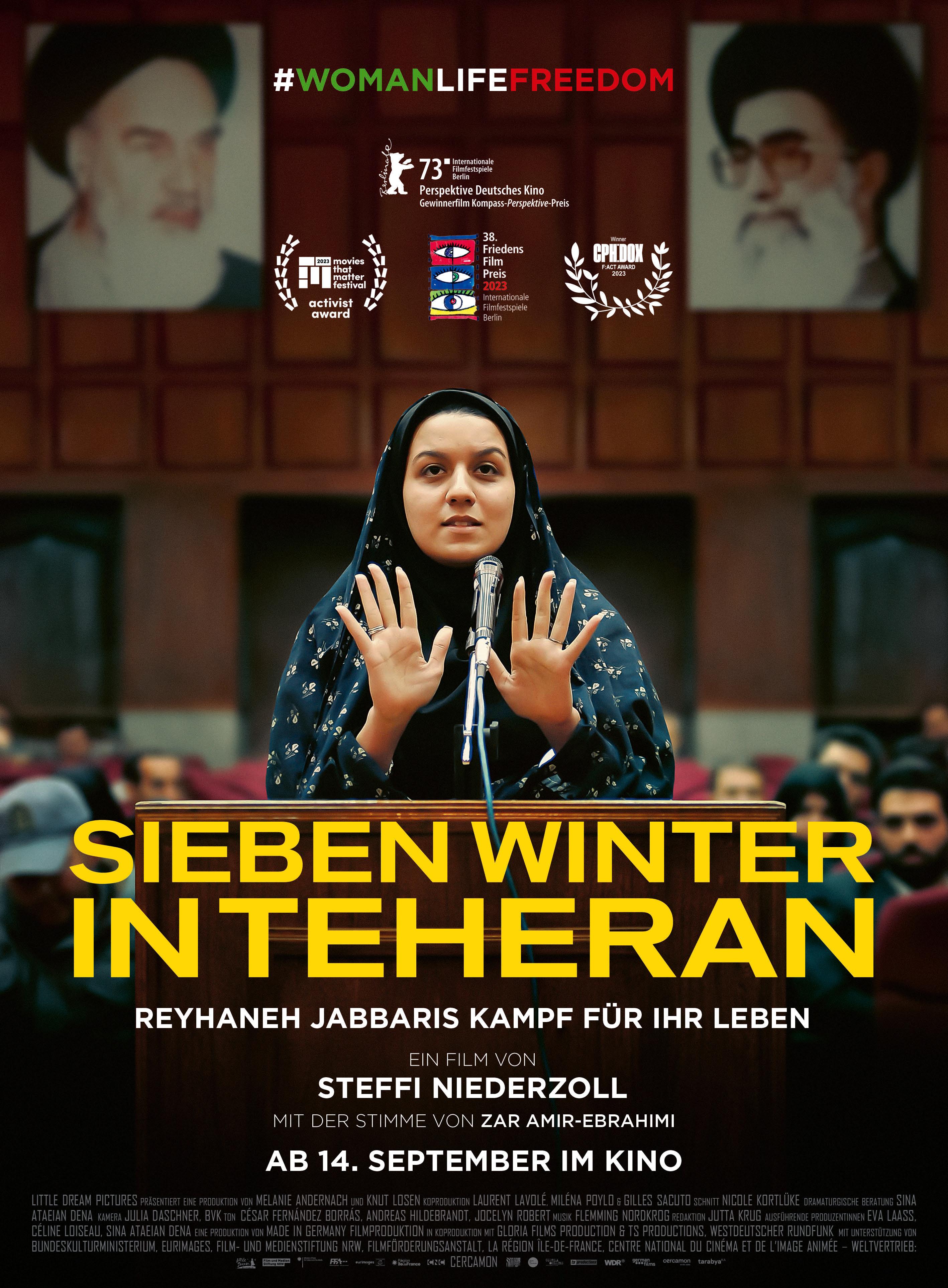 Sieben Winter in Teheran, Filmplakat